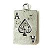 Zinc Alloy Tool Pendants, Poker, plated Approx 2mm, Approx 