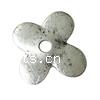 Zinc Alloy Jewelry Washers, Flower, plated Approx 5mm, Approx 