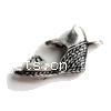 Zinc Alloy Shoes Pendants, plated Approx 1.5mm, Approx 