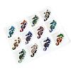 Animal Lampwork Pendants, Seahorse, gold sand, mixed colors Approx 3.5mm 