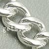Sterling Silver Jewelry Chain, 925 Sterling Silver, plated, twist oval chain 4mm 