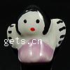 Animal Porcelain Beads, Bird, hand drawing, jade white color Approx 3mm 