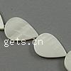 Natural Freshwater Shell Beads, Teardrop Approx 1mm Approx 15 Inch, Approx 