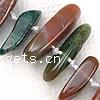 Natural Indian Agate Beads, Nuggets, multi-colored Approx 1.2mm .5 Inch 