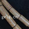Gefärbtes Holz Perlen, Rohr, großes Loch, 8x15mm, Bohrung:ca. 3mm, Länge:15.5 ZollInch, 22PCs/Strang, verkauft von Strang