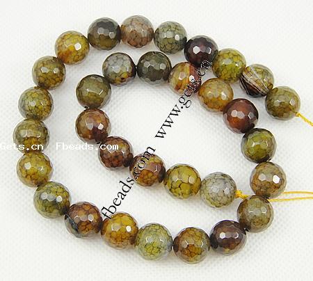 Natural Dragon Veins Agate Beads, Round, more sizes for choice & faceted, Length:Approx 15 Inch, Sold By Strand