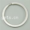 Stainless Steel Key Split Ring, 304 Stainless Steel, Donut, original color 2mm 