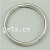 Stainless Steel Key Split Ring, 316 Stainless Steel, Donut, original color 2mm 
