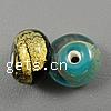 Handmade Lampwork Beads, Rondelle, 6x9mm, Hole:Approx 1.5MM, Sold by PC