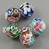 Handmade Lampwork Beads, Round, 12x12mm, Hole:Approx 2MM, Sold by PC