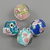 Handmade Lampwork Beads, Round, 10x10mm, Hole:Approx 2MM, Sold by PC