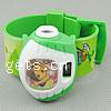 Projection Watch, ABS Plastic, with Soft PVC & Glass, cartoon pattern & with letter pattern, green Approx 9 Inch 