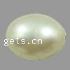 Imitation Acryl-Perlen, Acryl, oval, Nachahmung Perle, keine, 14x11mm, Bohrung:ca. 2mm, ca. 600PCs/Tasche, verkauft von Tasche