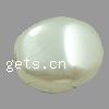 Imitation Acryl-Perlen, Acryl, oval, Nachahmung Perle, keine, 15x12mm, Bohrung:ca. 2mm, ca. 270PCs/Tasche, verkauft von Tasche