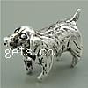 Zinc Alloy European Beads, Dog, plated, without troll nickel, lead & cadmium free Approx 4.5mm 