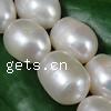 Rice Cultured Freshwater Pearl Beads, natural white, Grade A, 9-10mm 