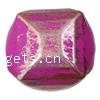 perles acryliques d'accent d'or , Acrylique, cube, or accentué, plus de couleurs à choisir Environ 4mm, Environ Vendu par sac
