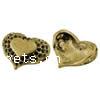 Zinc Alloy Cabochon, Heart, plated Approx 4mm 
