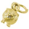 Zinc Alloy Animal Pendants, Pig, plated Approx 2mm 
