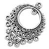 Zinc Alloy Chandelier Components, Round, plated, 1/9 loop Approx 1mm 