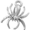 Zinc Alloy Animal Pendants, Spider, plated Approx 2mm 