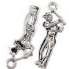 Character Shaped Zinc Alloy Pendants, Boy, plated Approx 1.5mm 
