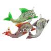 Кулоны лэмпворк в форме животного, Лэмпворк, Дельфин, Много цветов для выбора отверстие:Приблизительно 5mm, продается PC