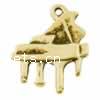 Musical Instrument Shaped Zinc Alloy Pendants, plated Approx 1.5mm 