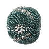 Indonesien Perlen Schmuck, mit Messing, Trommel, großes Loch, frei von Kadmium, 16x14mm, Bohrung:ca. 3mm, verkauft von PC