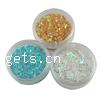 Plastic Sequin Beads, mixed colors 