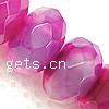 Natürliche Rosa Achat Perlen, Rondell, facettierte, 8x5mm, Länge:16 ZollInch, ca. 80PCs/Strang, verkauft von Strang