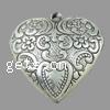 Plated Acrylic Pendants, Heart Approx 4mm, Approx 