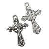 Zinc Alloy Cross Pendants, Crucifix Cross, plated Approx 1.5mm 