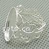 真鍮ベゼル ベースのリング, 銅, 卵形, メッキ, 開く, 無色 内径:約 サイズ:5.5, 2000パソコン/バッグ, 売り手 バッグ