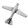 Vehicle Shaped Zinc Alloy Pendants, Airplane, plated Approx 2.5mm 