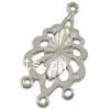 Zinc Alloy Chandelier Components, Flower, plated, 1/3 loop Approx 1mm 