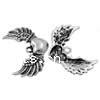 Wing Shaped Zinc Alloy Pendants, plated Approx 2.5mm 