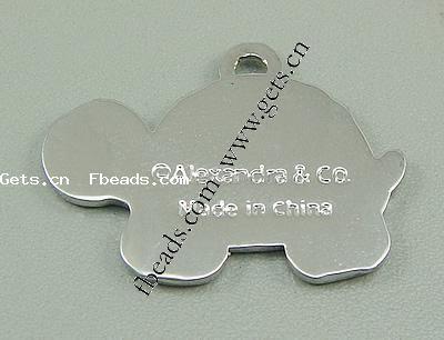 Pendentifs émail, alliage de zinc, tortue, Placage, plus de couleurs à choisir, 25x19x1.5mm, Trou:Environ 2x1.5mm, Vendu par PC