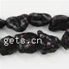 Dyed Natural Turquoise Beads, Dyed Turquoise, Nuggets, black, 10-22mm Approx 1.5mm .7 Inch 