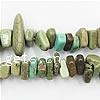 Natural Chip Turquoise Beads, Dyed Turquoise, Nuggets, 3-6mm Approx 1mm .7 Inch 