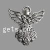 Character Shaped Zinc Alloy Pendants, Angel, plated Approx 