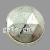 Zinc Alloy Flat Beads, Flat Round, plated, smooth Approx 1.5mm, Approx 