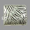 Zinc Alloy Flat Beads, Rectangle, plated Approx 1.5mm, Approx 