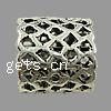 Zinc Alloy European Beads, Tube, plated Approx 6.5mm, Approx 