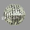 Zinc Alloy Jewelry Beads, Round, plated 6mm Approx 2mm, Approx 