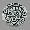 Zinc Alloy Flat Beads, Flat Round, plated Approx 2mm, Approx 