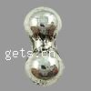 Zinc Alloy Jewelry Beads, Barbell, plated Approx 2mm, Approx 
