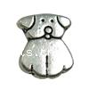 Zinc Alloy Animal Beads, Dog, plated Approx 2mm, Approx 
