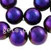 Round Crystal Beads, colorful plated & smooth Approx 0.5-1.5mm Approx 13-14 Inch 