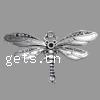 Zinc Alloy Animal Pendants, Dragonfly, plated Approx 2mm 